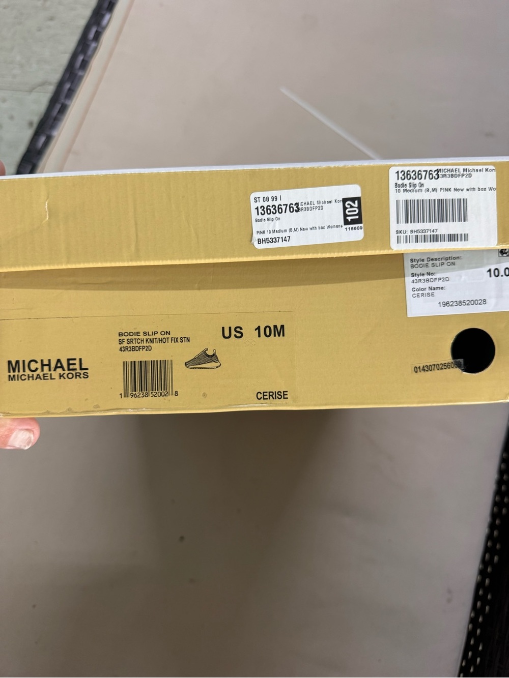 Michael Kors Pink Crystal-Embellished Slip-On Sneakers - Picture 2 of 6